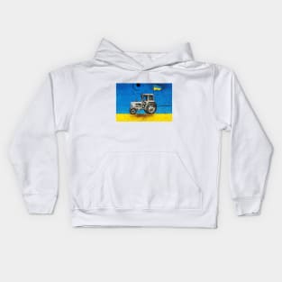 Ukrainian Tractor Kids Hoodie